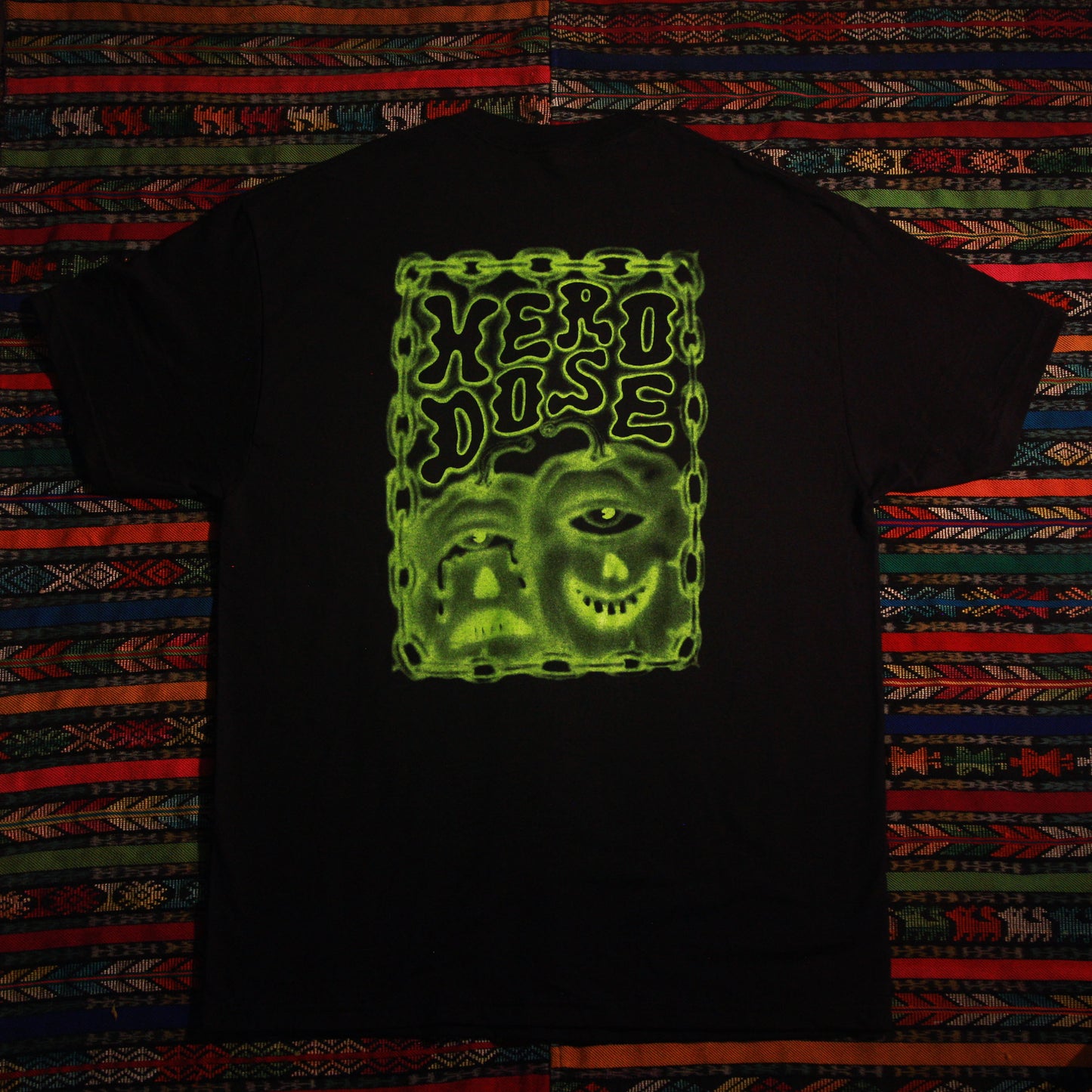 T-Shirt - "Laugh Now Cry Later" - Black / White / Green / Red