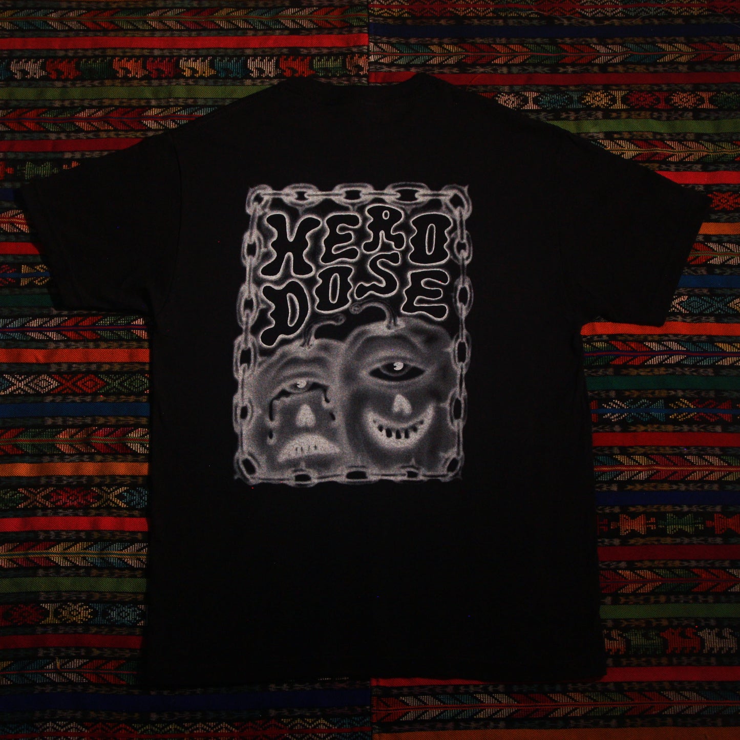 T-Shirt - "Laugh Now Cry Later" - Black / White / Green / Red