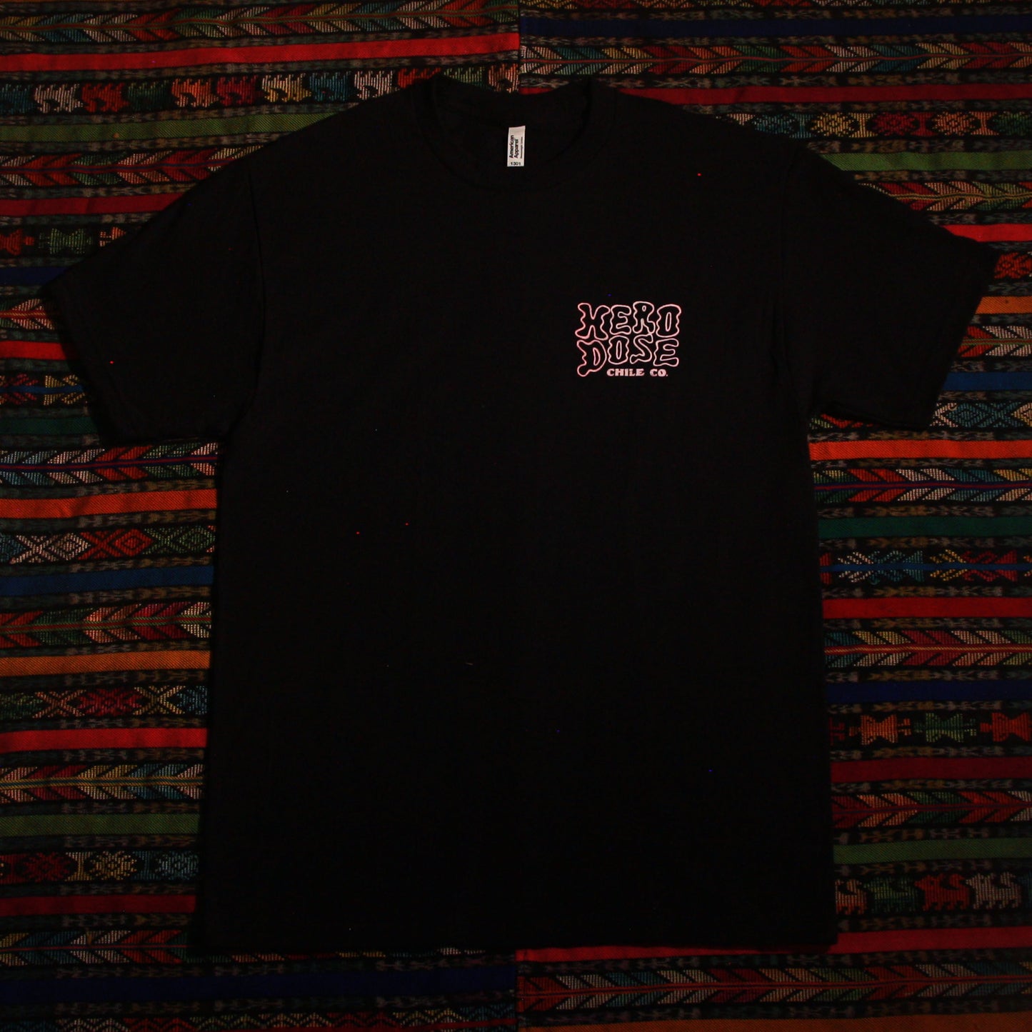 T-Shirt - "Chileman Sunshine" - Creme / Black / Multicolor