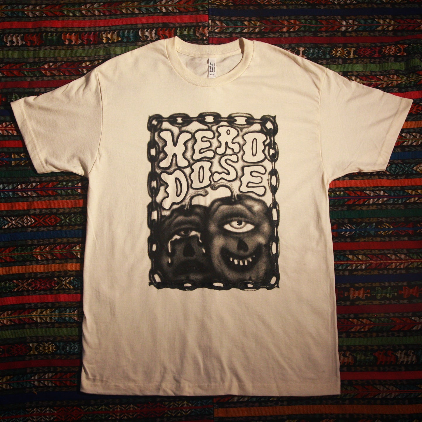 T-Shirt - Front Only Print - Creme