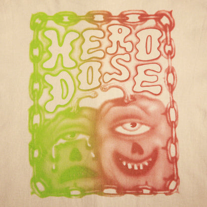 T-Shirt - "Laugh Now Cry Later" - Creme / Black / Multicolor