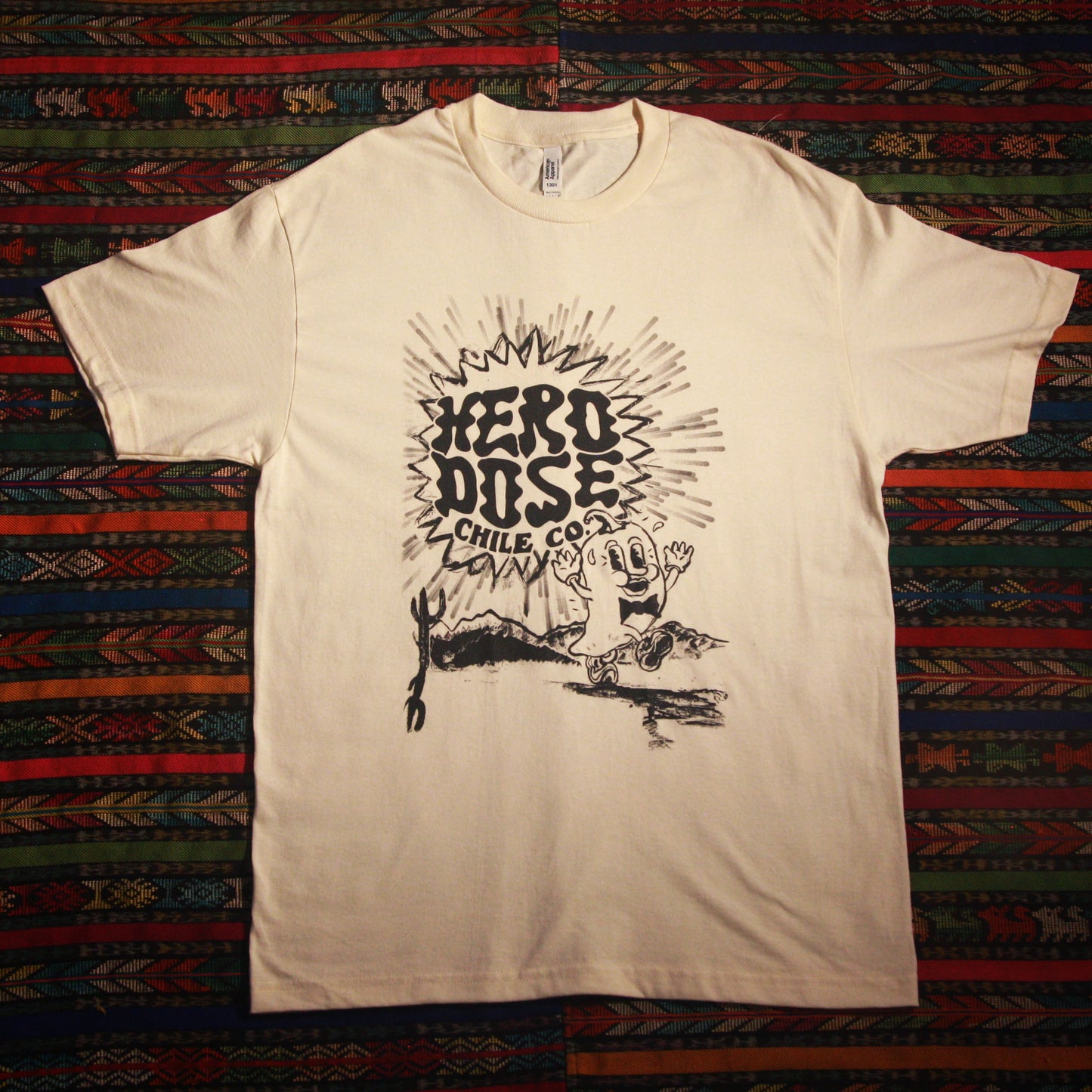 T-Shirt - Front Only Print - Creme