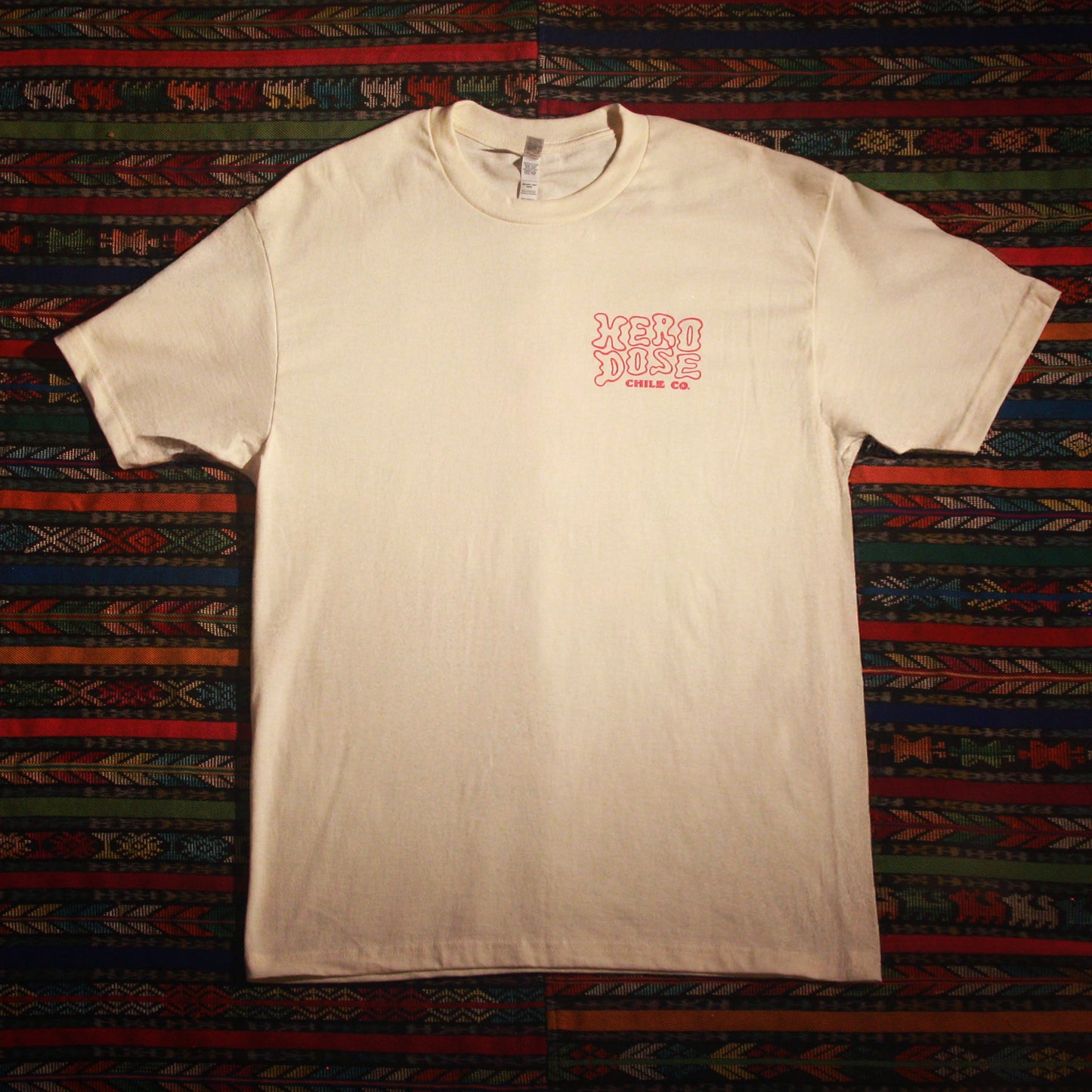 T-Shirt - "Chileman Sunshine" - Creme / Black / Multicolor